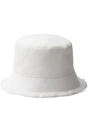Prada Logo-embroidered bucket hat