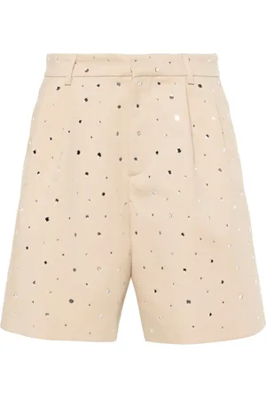 GIUSEPPE DI MORABITO Crystal-embellished shorts