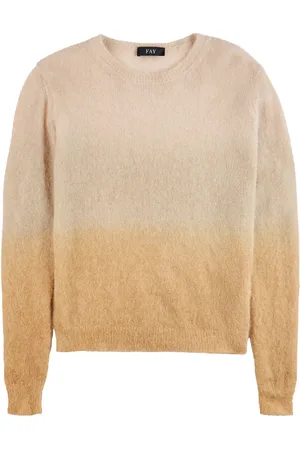 FAY Ombré-effect alpaca wool jumper