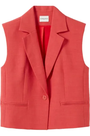 Claudie Pierlot Peak-lapel tailored waistcoat
