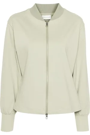 Moncler Logo-appliqué bomber jacket