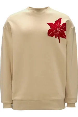 J.W.Anderson Floral-print organic cotton sweatshirt