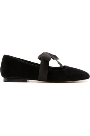 Sarah Chofakian Gris velvet ballerina shoes