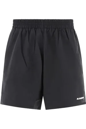 Jil Sander Elasticated-waist logo-print shorts