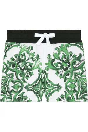 Dolce & Gabbana Majolica-print cotton shorts