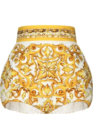 Dolce & Gabbana Majolica print shorts
