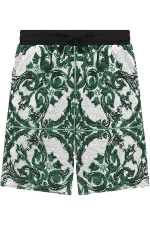 Dolce & Gabbana Jacquard-print cotton shorts