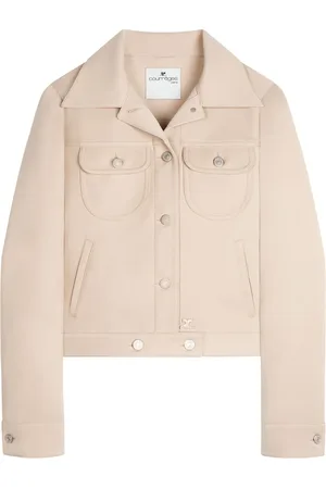 Courrèges Trucker button-fastening twill jacket