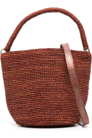 IBELIV Siny raffia bucket bag
