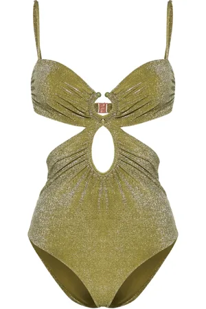 JOHANNA ORTIZ Sagrado lurex swimsuit