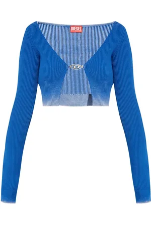 Diesel M-Latina ribbed cotton crop top