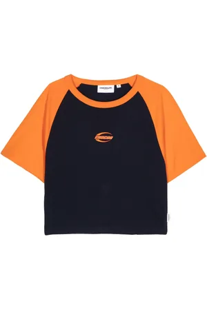 Chocoolate Logo-print colourblock T-shirt