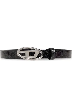 Diesel B-1dr logo-buckle belt