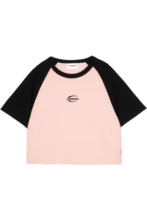 Chocoolate Logo-print colourblock T-shirt