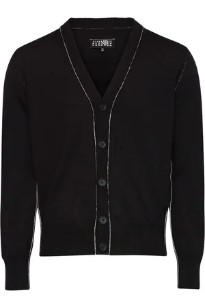 Maison Margiela Single-stitch fine-knit cardigan