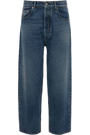 J.W.Anderson Cropped straight-leg denim trousers