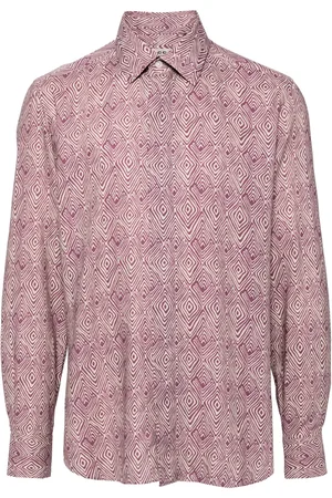 corneliani Geometric-print shirt