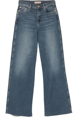 7 for all Mankind Lotta high-rise wide-leg jeans