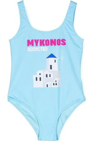 MC2 SAINT BARTH Mykonos Addicted Postcard swimsuit