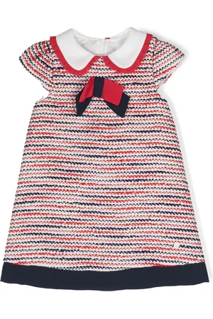 PATACHOU Bow-detail tweed dress