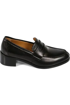 The Row Vera 45mm leather loafers