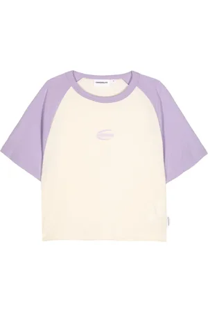 Chocoolate Logo-print colourblock T-shirt