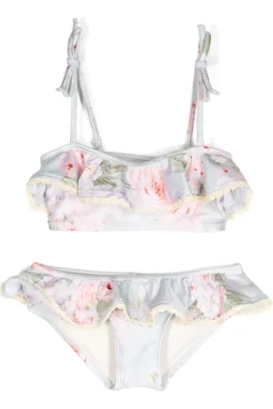 ZIMMERMANN Halliday floral-print bikini