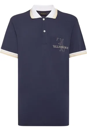 BILLIONAIRE Logo-embroidered cotton polo shirt