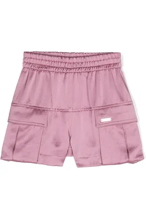 MONNALISA Satin straight-leg shorts