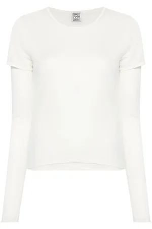 Totême Layered fine-knit jumper