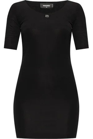 Dsquared2 Logo-plaque mini dress