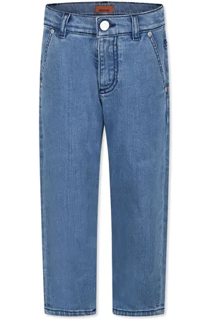 Missoni Embroidered-design straight-leg jeans