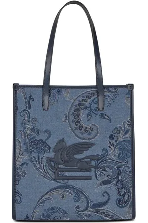 Etro Medium Love Trotter denim tote bag