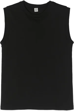 Totême Crew-neck organic cotton tank top