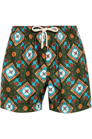 PENINSULA SWIMWEAR Graphic-print swim shorts
