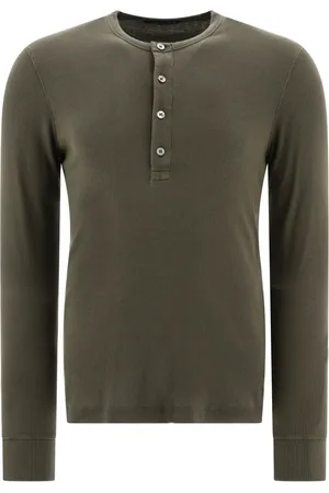 Tom Ford Fine-ribbed long-sleeve polo shirt