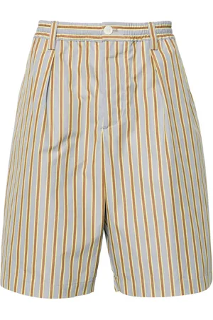 Marni Striped cotton bermuda shorts