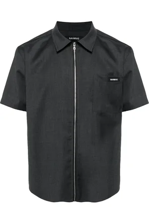 Nahmias Zip-fastening wool shirt