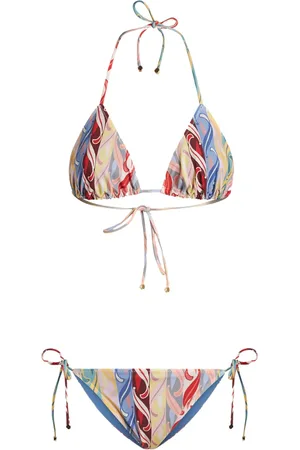 Etro Graphic-print halterneck bikini set