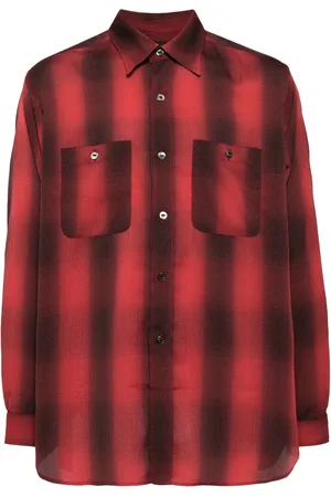 Pins & Needles Plaid check-print long-sleeve shirt