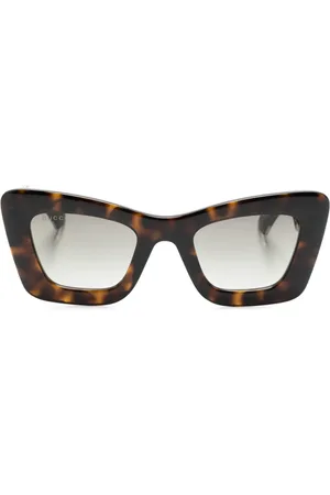 Gucci Tortoiseshell cat-eye sunglasses