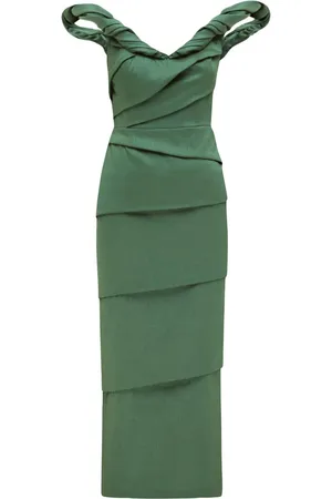 RACHEL GILBERT Asha off-shoulder midi dress