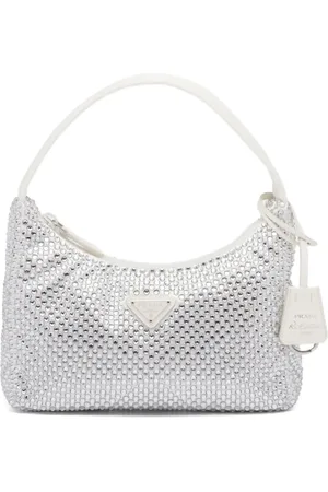 Prada Re-Edition 2000 crystal-embellished mini bag