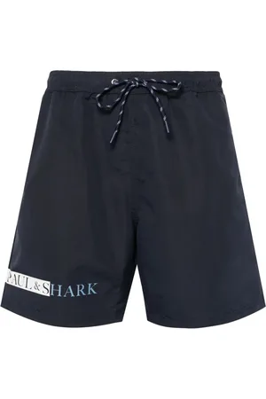 Paul & Shark Logo-print swim shorts