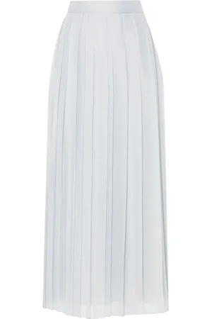ELEVENTY Plissé midi skirt