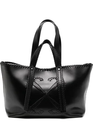 OFF-WHITE Leather tote bag