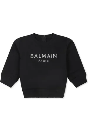 Balmain Button-back cotton jumper