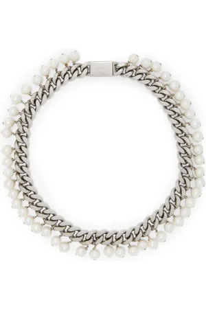 Jil Sander Freshwater pearl chain necklace