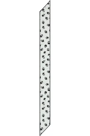 Tory Burch Daisy-print silk ribbon tie