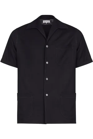 Maison Margiela Short-sleeve wool shirt